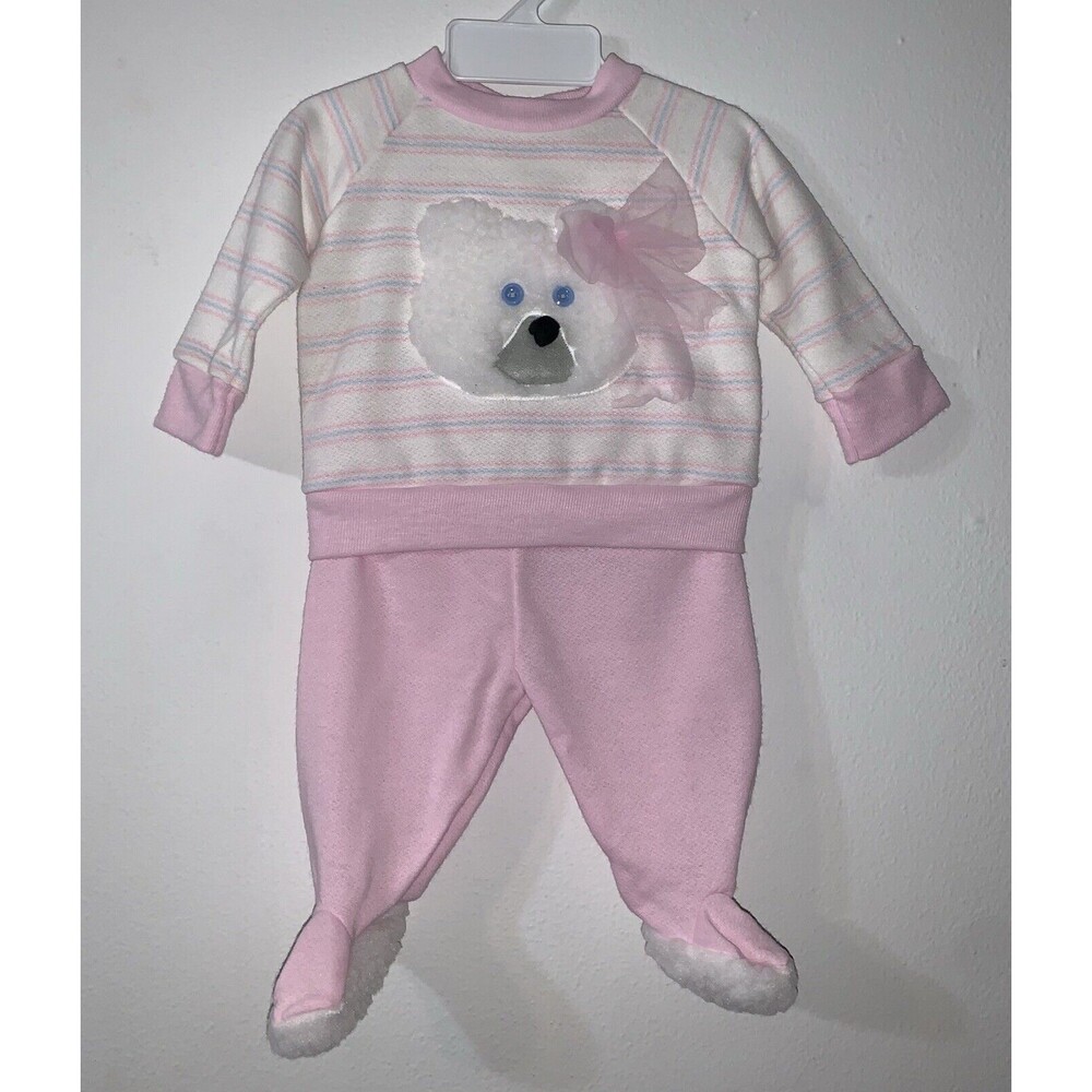 Vintage Dimi by Kessler Baby Girls Size 3-6 Months 2 Piece Outfit